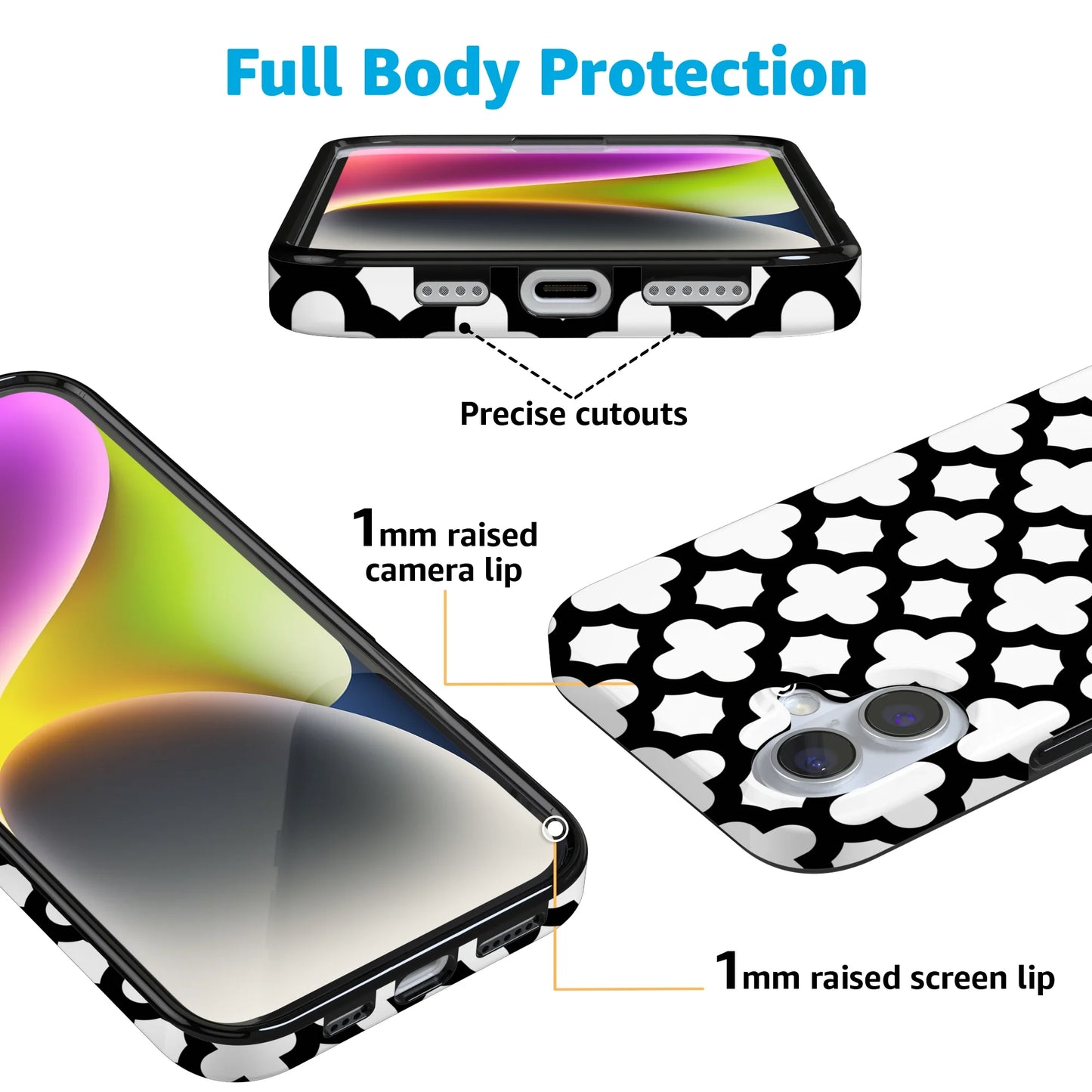 Lattice Tile | High Contrast Design Case