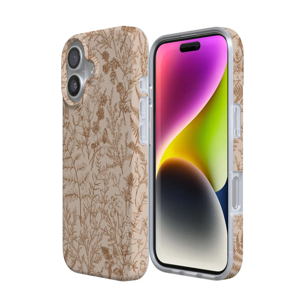 Beige Garden | Neutral Floral Case