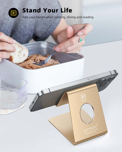 Cell Phone Stand, Phone Dock: Cradle, Holder, Stand for Office Desk