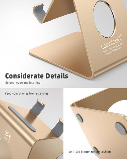 Cell Phone Stand, Phone Dock: Cradle, Holder, Stand for Office Desk