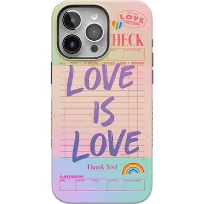 Love is Love | Guest Check Pride Case