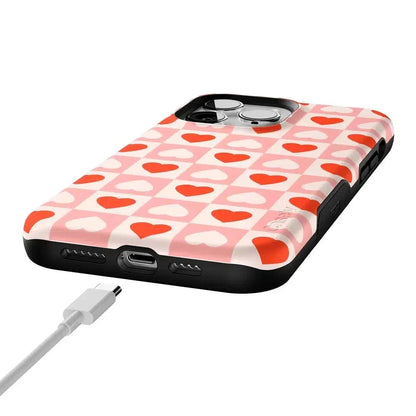 King of My Heart | Checkered Hearts Case