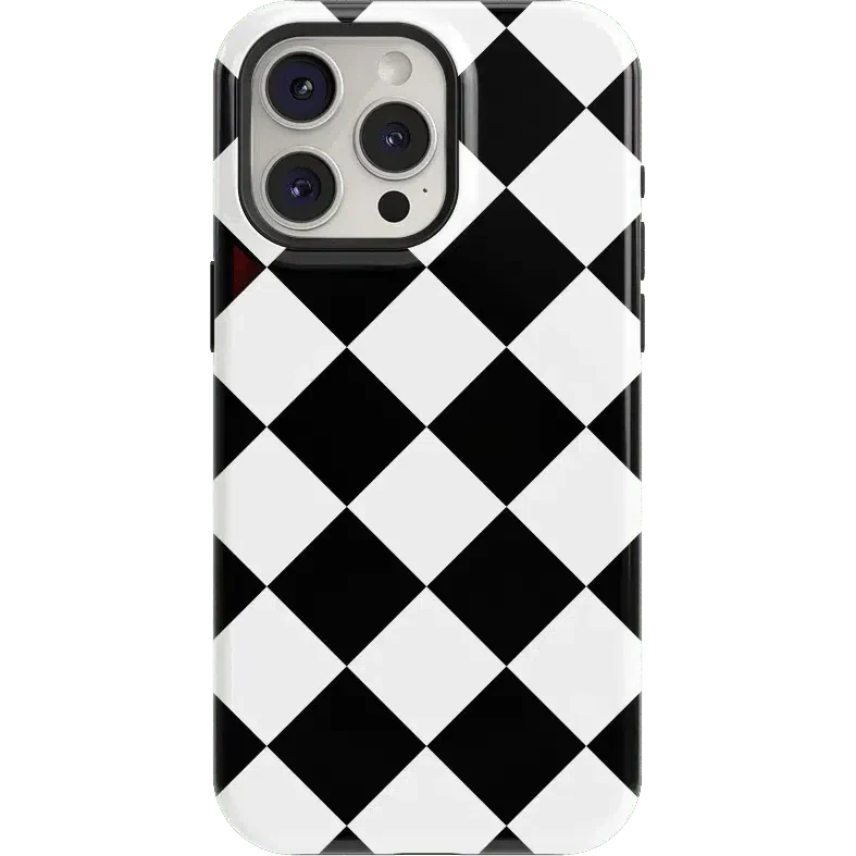 Black Checkerboard | High Contrast Design Case