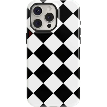 Black Checkerboard | High Contrast Design Case
