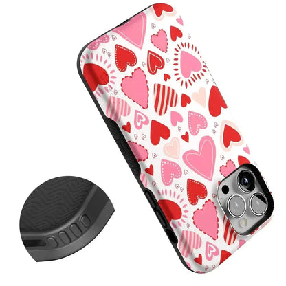 Love Struck | Heart Stickers Case