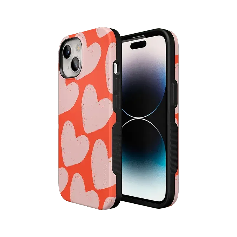 Love You More | Heart Doodle Case