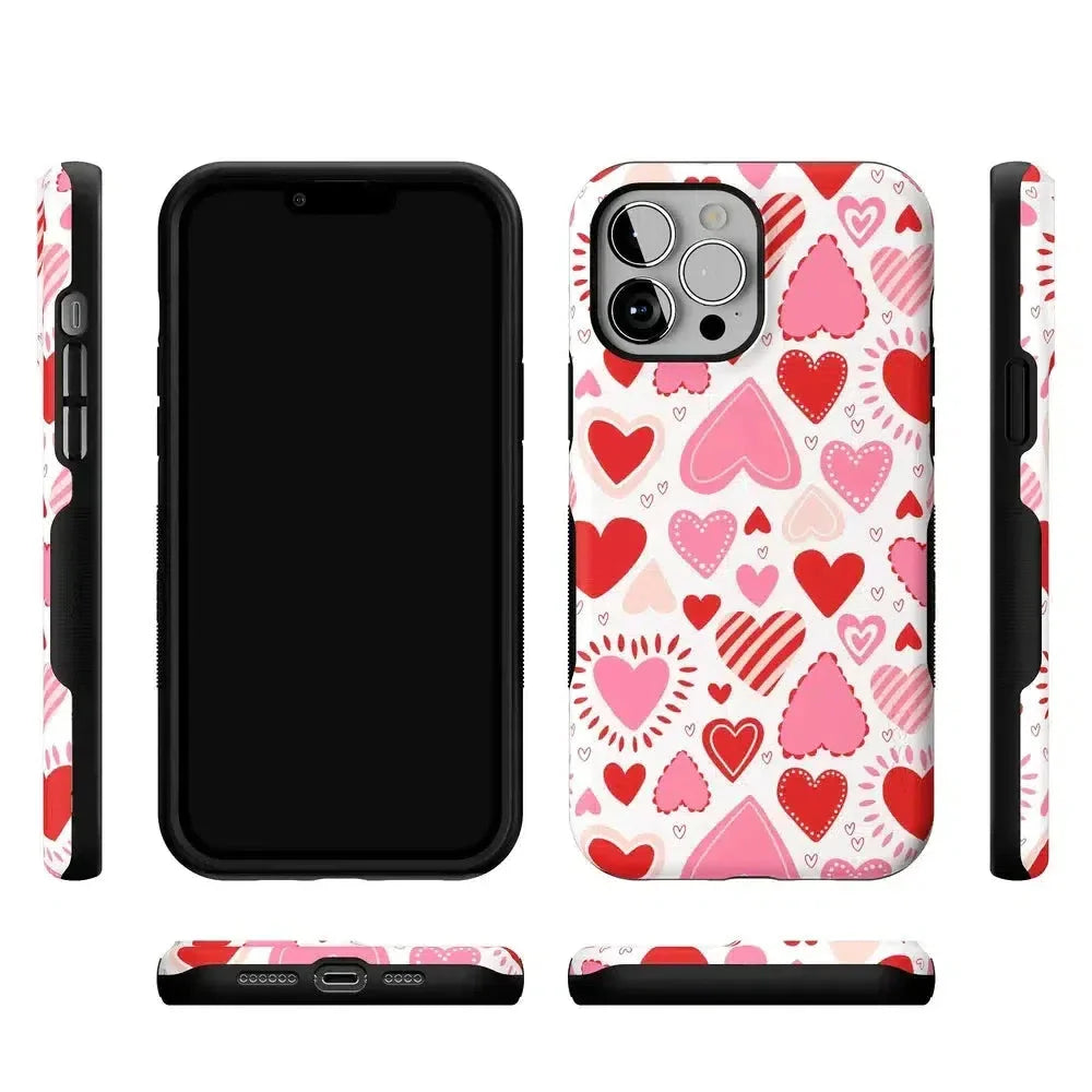 Love Struck | Heart Stickers Case