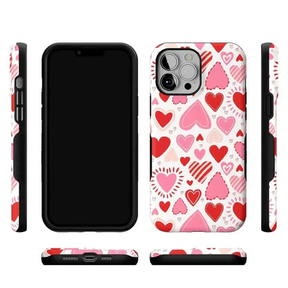 Love Struck | Heart Stickers Case