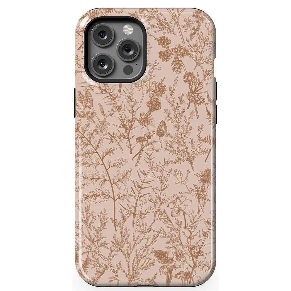 Beige Garden | Neutral Floral Case