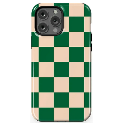Fit Check | Green Checkerboard Case