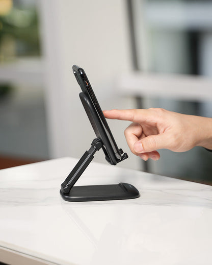 Height Adjustable & Foldable Phone Holder for Business Trip Portable