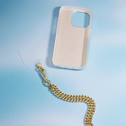 Flat Curb Chain Phone Chain | Pura Vida x Casely