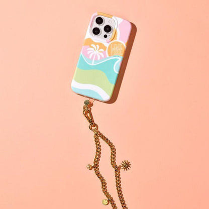 Flat Curb Chain Phone Chain | Pura Vida x Casely