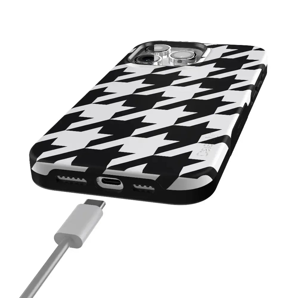 Houndstooth | High Contrast Design Case