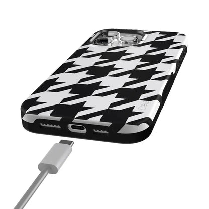 Houndstooth | High Contrast Design Case