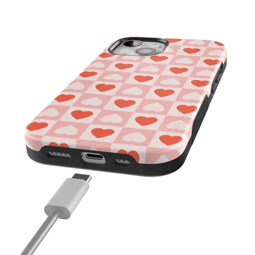 King of My Heart | Checkered Hearts Case