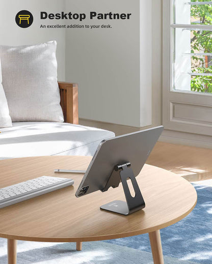 Adjustable Cell Phone Stand, Aluminum Desktop Phone Dock Holder, Office Accessories