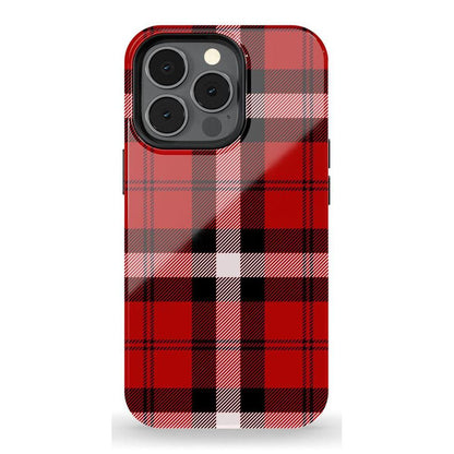 As if! | Red Plaid Case