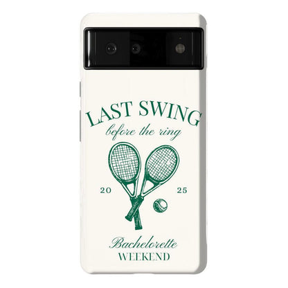 Last Swing | Off-White Bachelorette Case