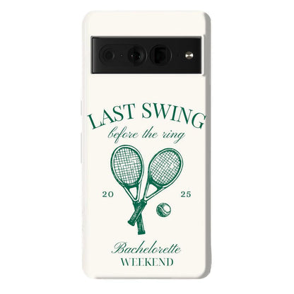 Last Swing | Off-White Bachelorette Case