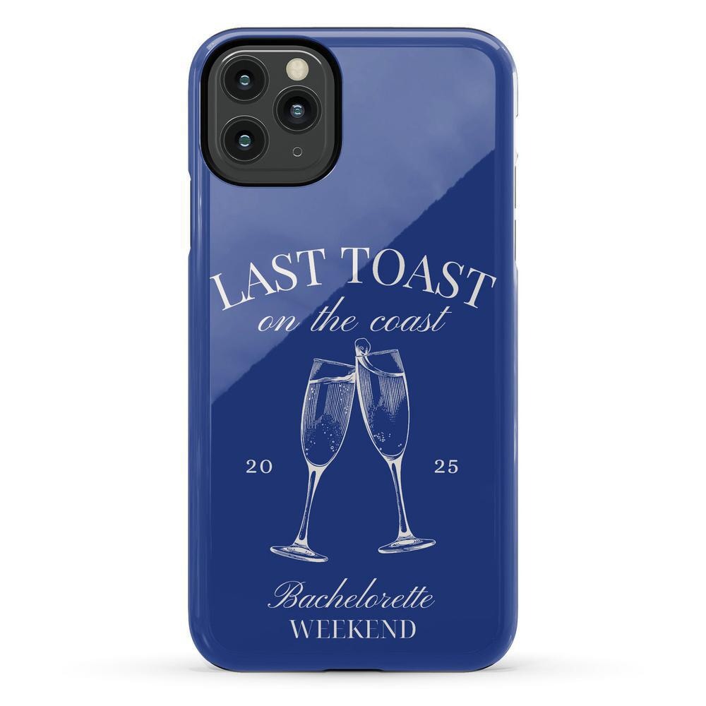 Last Toast | Blue Coastal Bachelorette Case