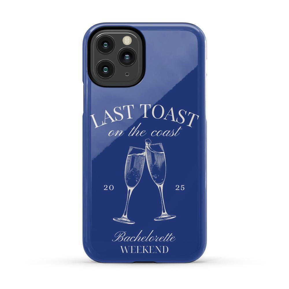 Last Toast | Blue Coastal Bachelorette Case
