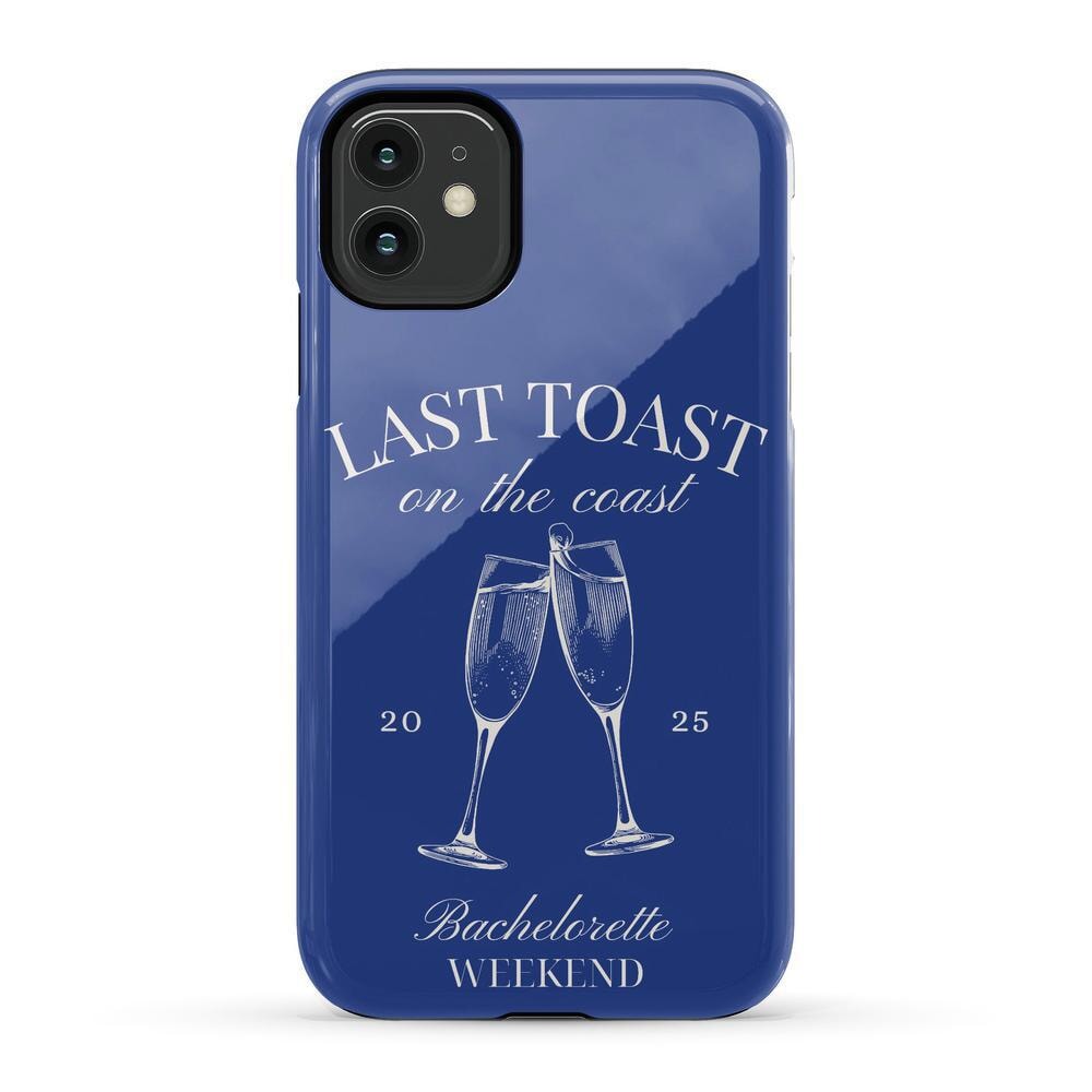 Last Toast | Blue Coastal Bachelorette Case