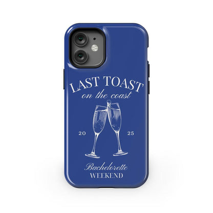 Last Toast | Blue Coastal Bachelorette Case