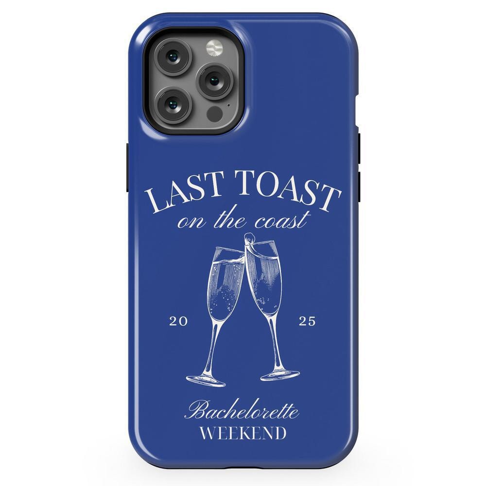Last Toast | Blue Coastal Bachelorette Case