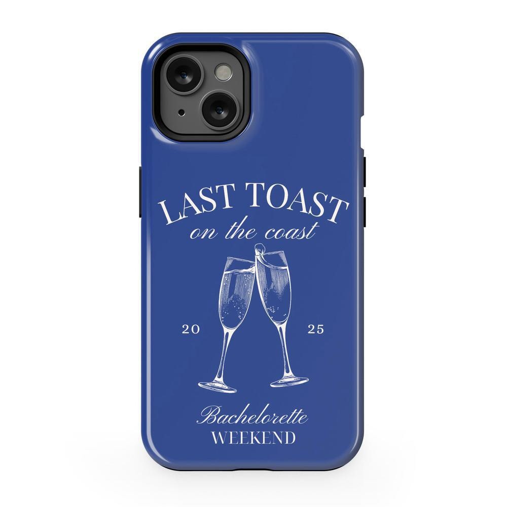 Last Toast | Blue Coastal Bachelorette Case