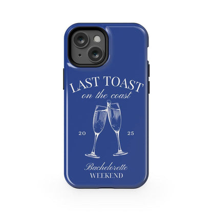 Last Toast | Blue Coastal Bachelorette Case
