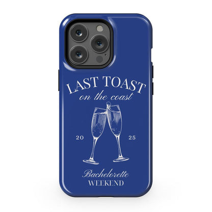 Last Toast | Blue Coastal Bachelorette Case