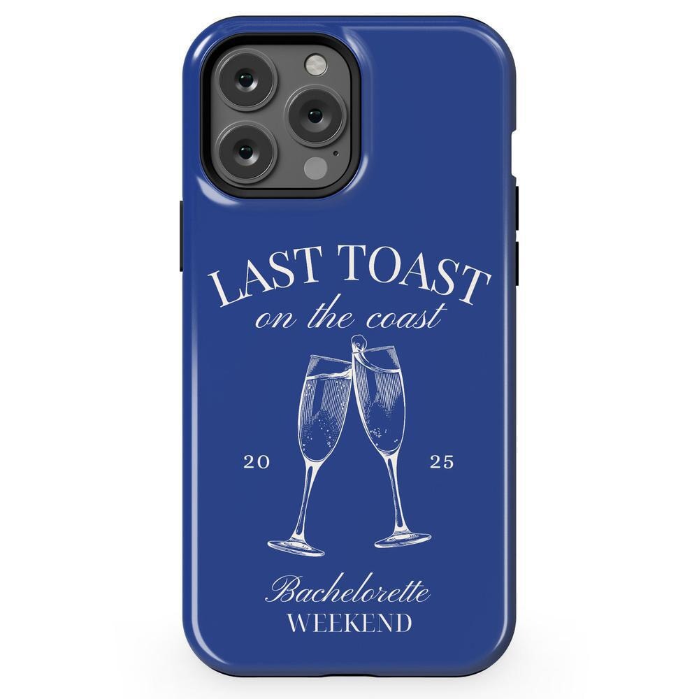 Last Toast | Blue Coastal Bachelorette Case