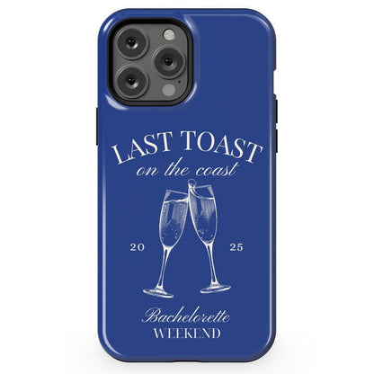 Last Toast | Blue Coastal Bachelorette Case