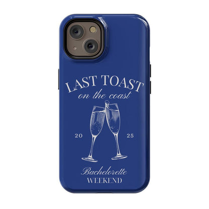 Last Toast | Blue Coastal Bachelorette Case