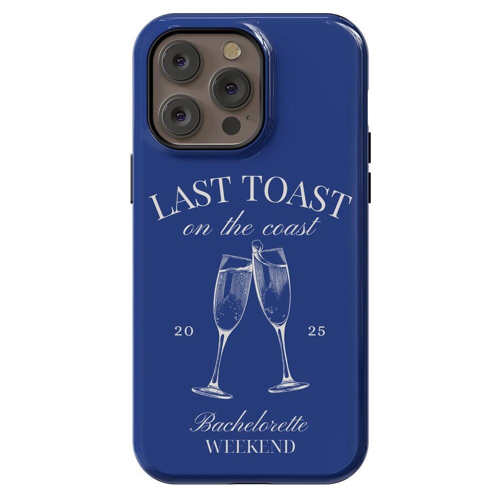 Last Toast | Blue Coastal Bachelorette Case