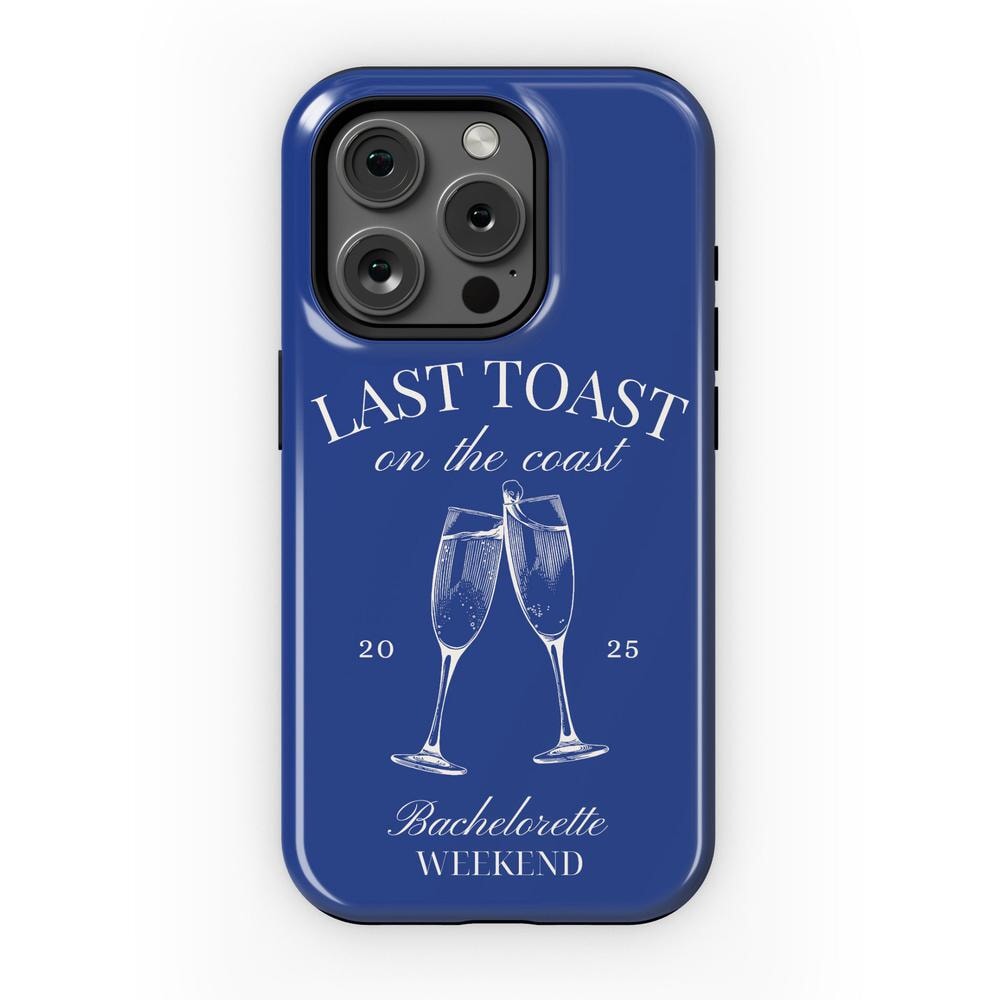 Last Toast | Blue Coastal Bachelorette Case