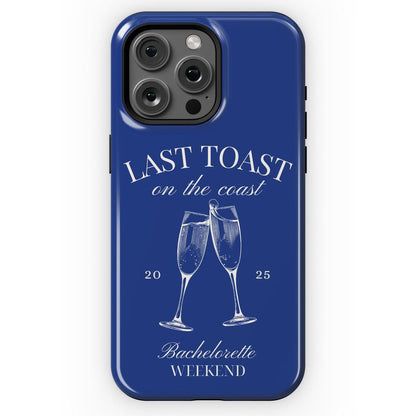 Last Toast | Blue Coastal Bachelorette Case