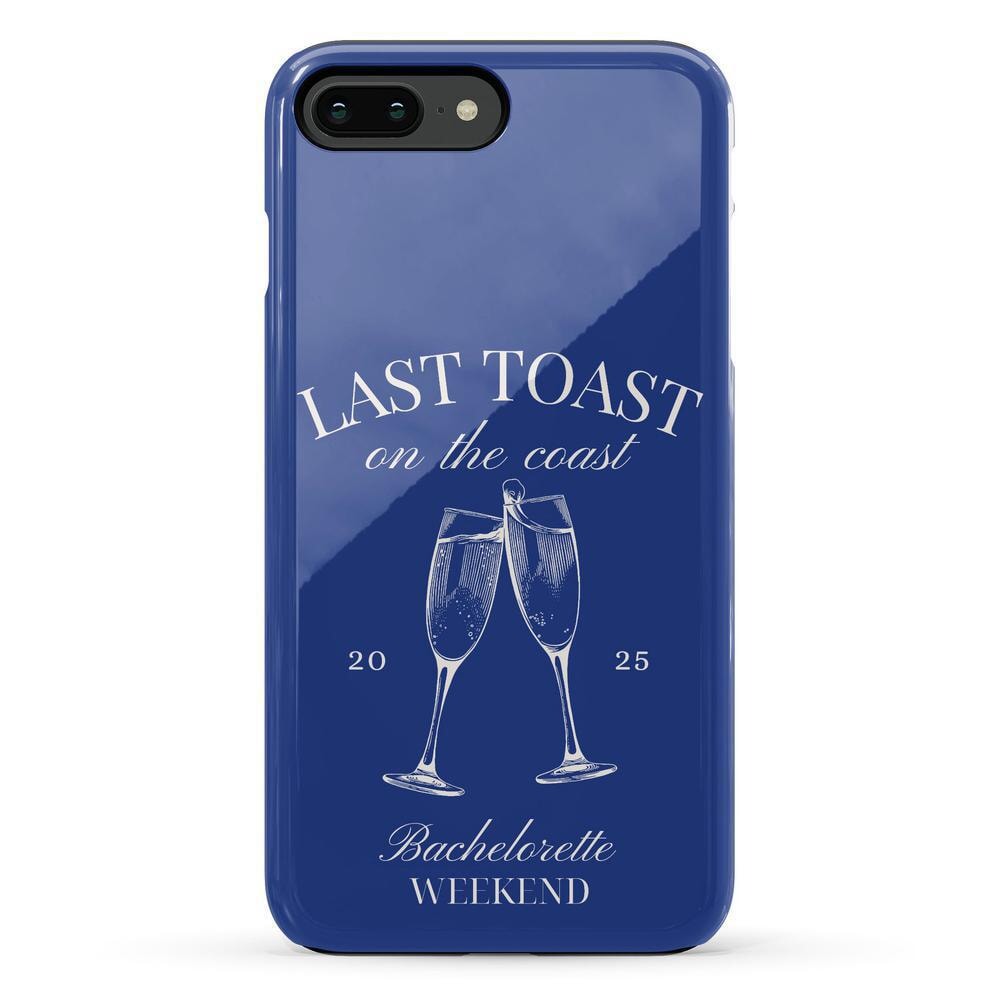 Last Toast | Blue Coastal Bachelorette Case