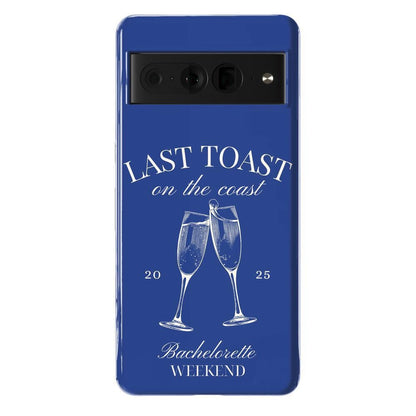 Last Toast | Blue Coastal Bachelorette Case