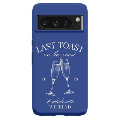 Last Toast | Blue Coastal Bachelorette Case