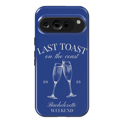 Last Toast | Blue Coastal Bachelorette Case