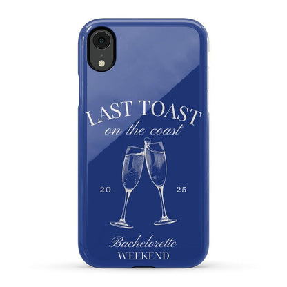 Last Toast | Blue Coastal Bachelorette Case
