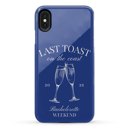Last Toast | Blue Coastal Bachelorette Case