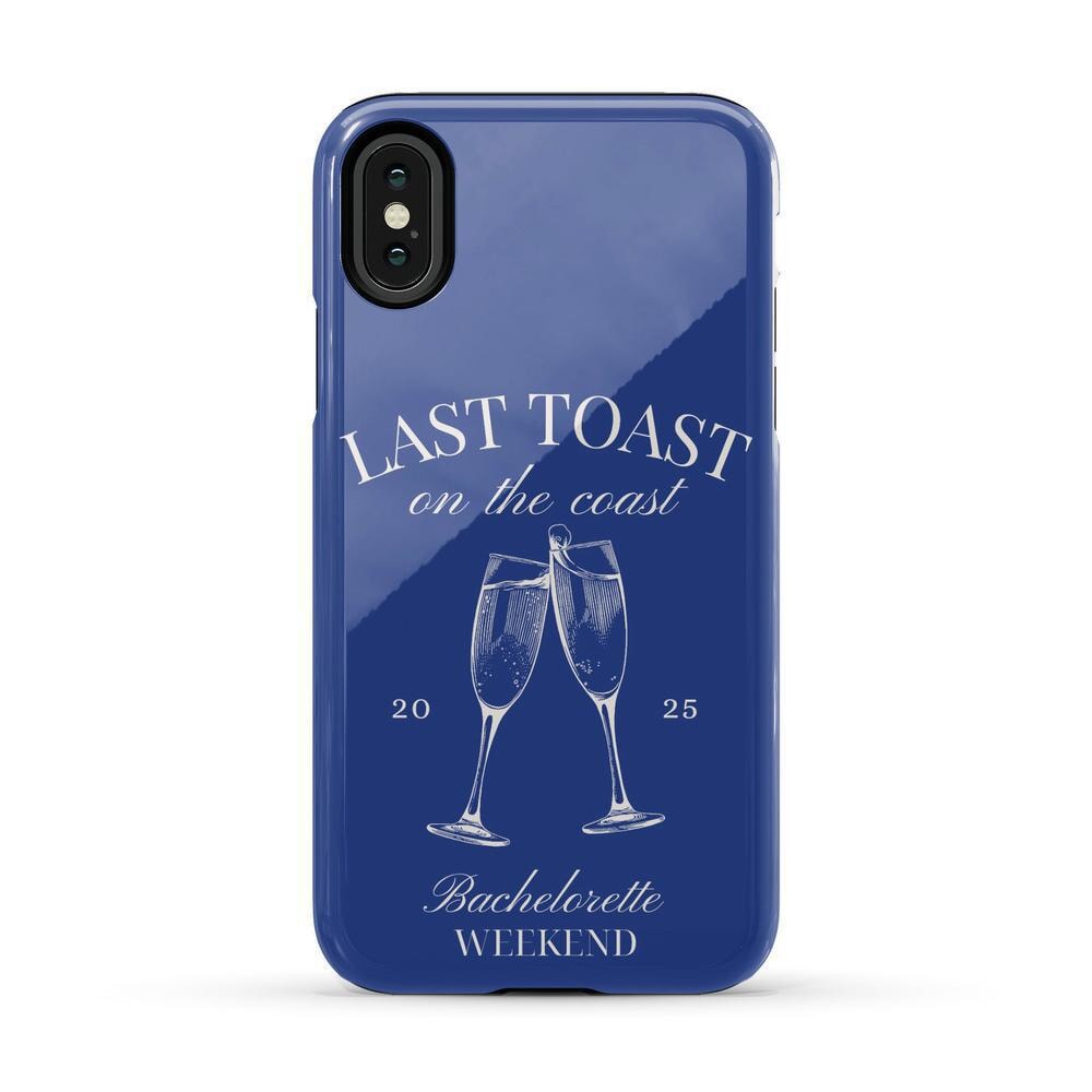Last Toast | Blue Coastal Bachelorette Case
