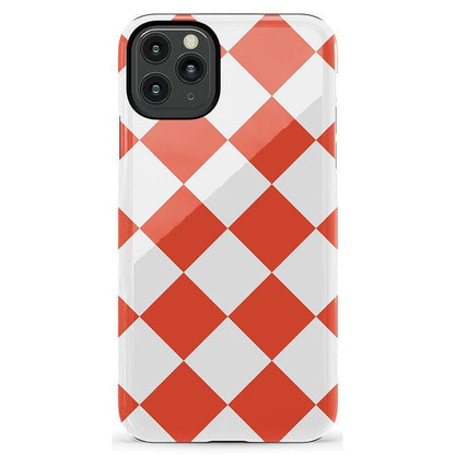 Red Checkerboard | High Contrast Design Case