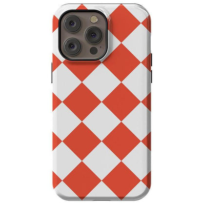 Red Checkerboard | High Contrast Design Case