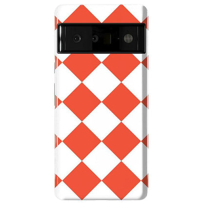 Red Checkerboard | High Contrast Design Case