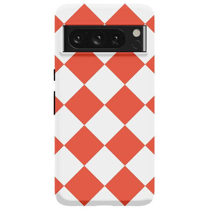 Red Checkerboard | High Contrast Design Case