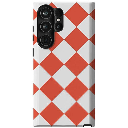 Red Checkerboard | High Contrast Design Case